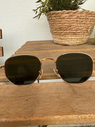 Gafas Ray-Ban Octagonales Doradas