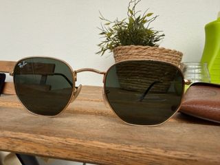 Gafas Ray-Ban Octagonales Doradas