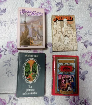 Lote 4 libros clásicos de fantasía años 80
