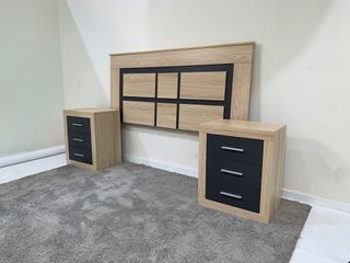 Pack Cabecero + Mesas Madera