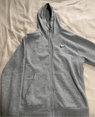 Chaqueta Nike Gris con Cremallera