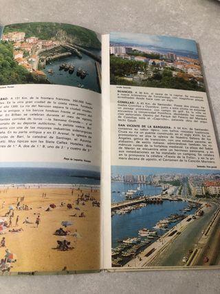 3 Folletos Cornisa Cantabrica Burgos y Santiago