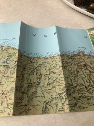 3 Folletos Cornisa Cantabrica Burgos y Santiago