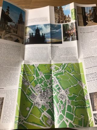 3 Folletos Cornisa Cantabrica Burgos y Santiago