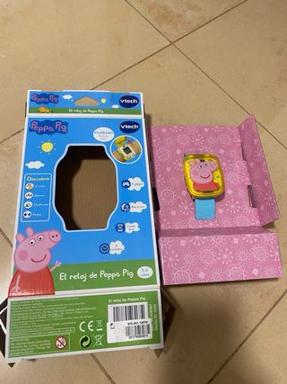 Reloj Peppa Pig Amarillo y Azul