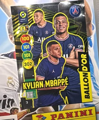 Lote 4 Cromos Kylian Mbappé Adrenalyn xl