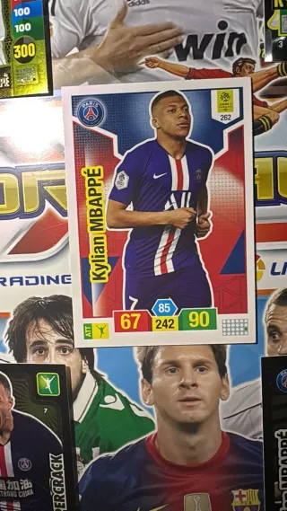 Lote 4 Cromos Kylian Mbappé Adrenalyn xl