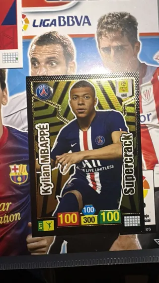 Lote 4 Cromos Kylian Mbappé Adrenalyn xl
