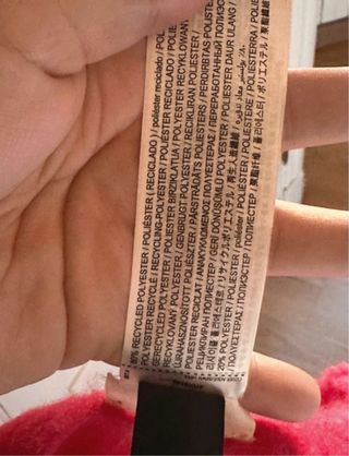 Bufanda Mango flecos fucsia