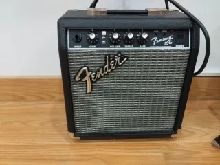 Guitarra Eléctrica Roja + Amplificador Fender