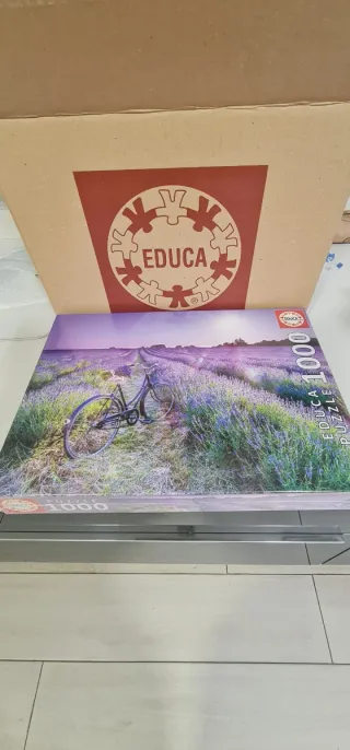 Puzzle Educa 1000 Piezas Bicicleta Campo