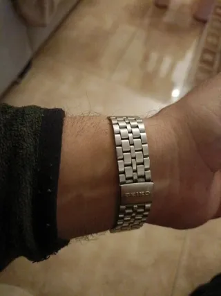 Seiko 7A38 Cronógrafo Plata/Blanco