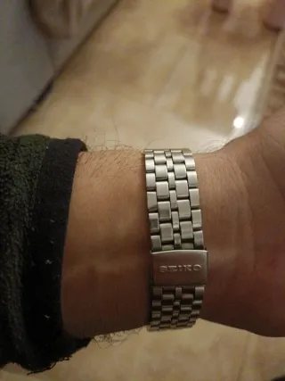 Seiko 7A38 Cronógrafo Plata/Blanco