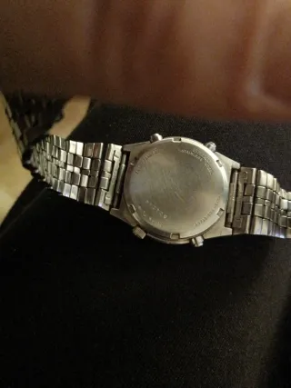 Seiko 7A38 Cronógrafo Plata/Blanco