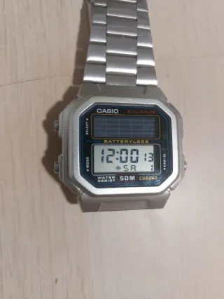 Reloj Casio Solar Plata