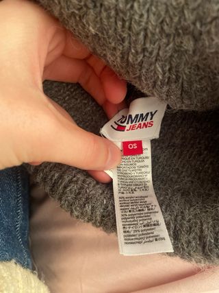 Gorro Tommy Jeans Gris