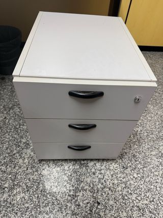 Cajonera metálica oficina 3 cajones