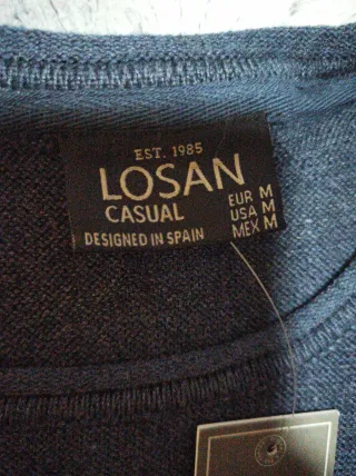 Jersey LOSAN hombre azul y gris