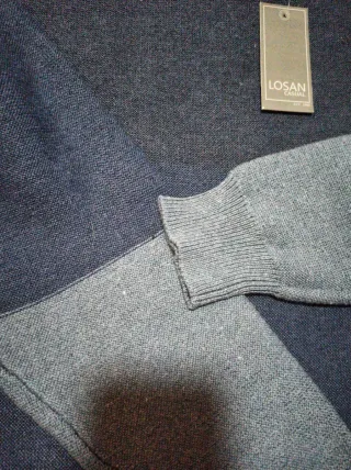 Jersey LOSAN hombre azul y gris