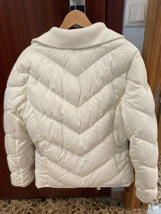 Chaqueta de nieve Beyond blanca mujer
