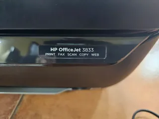 Impresora Multifunción HP Officejet 3833 Negra