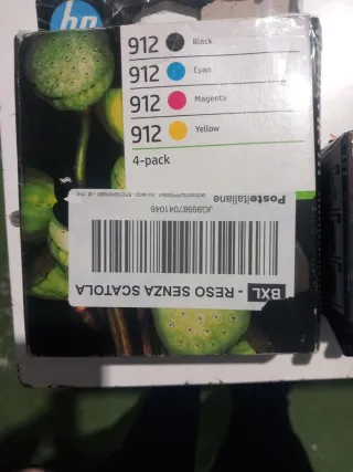 HP 912 Cartuchos Tinta Originales Pack 4
