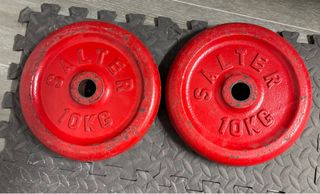 2 Discos de Pesas Salter 10kg