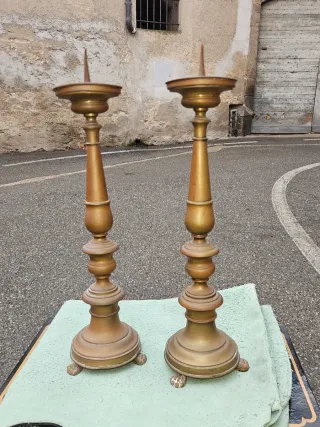 Coppia Candelabri Antichi
