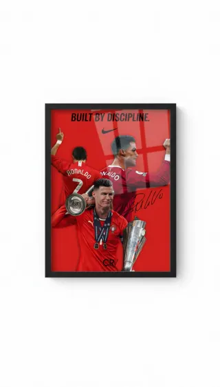 Cuadro Cristiano Ronaldo Rojo