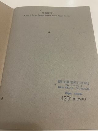 Cataloghi mostra Enrico Baj