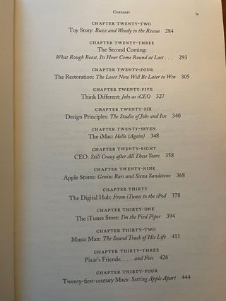 Biografía en inglés de Steve Jobs