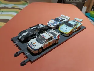 Lote coches Scalextric Duelos Míticos