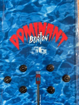 Tabla Snow Burton Dominant 156 BASE +CANTOS HECHOS