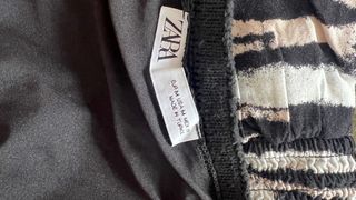 Falda Zara M Tricot Negra