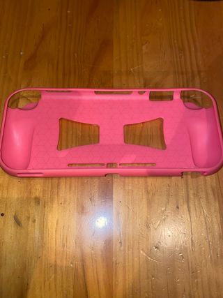 Funda Silicona Rosa Nintendo Switch Lite