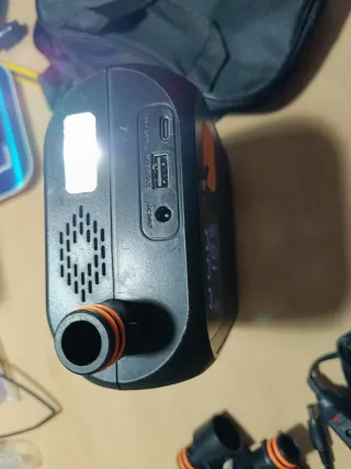 Compresor Aire Inalámbrico Batería Luz powerbank