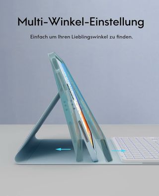 Funda CHESONA iPad Pro 11 Azul Cielo con Teclado