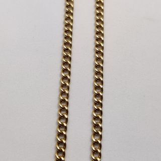 Cadena Alternada de oro de 18k, 40 g, 68.5 cm.