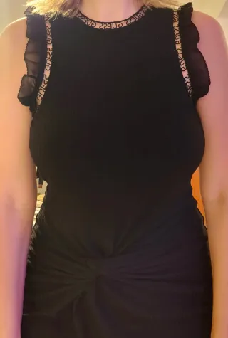 Vestido Negro Guess Talla M