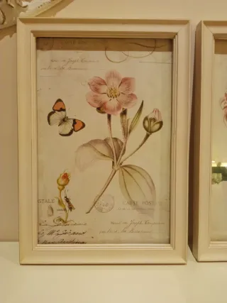 Pareja de cuadros decorativos