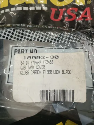 Cubre depósito Maier efecto carbono YFZ 450