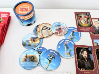 Lote CROMOS HARRY POTTER,Superhéroes MARVEL,MINION
