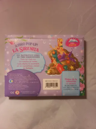 Libro pop-ups la Sirenita