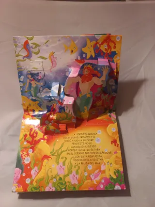 Libro pop-ups la Sirenita