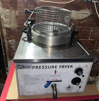 Freidora alta presión pollo