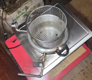 Freidora alta presión pollo