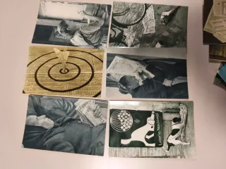 Lote de postales antiguas lotería navidad 1964