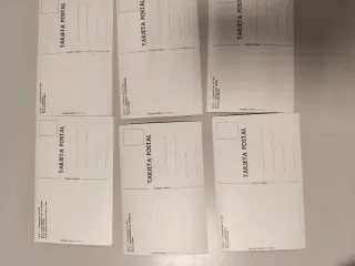 Lote de postales antiguas lotería navidad 1964