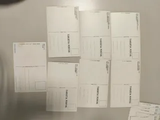 Lote de postales antiguas lotería navidad 1964