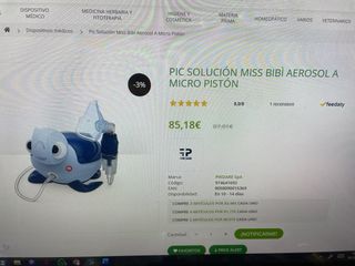 Nebulizador Infantil Miss Bibi Tortuga